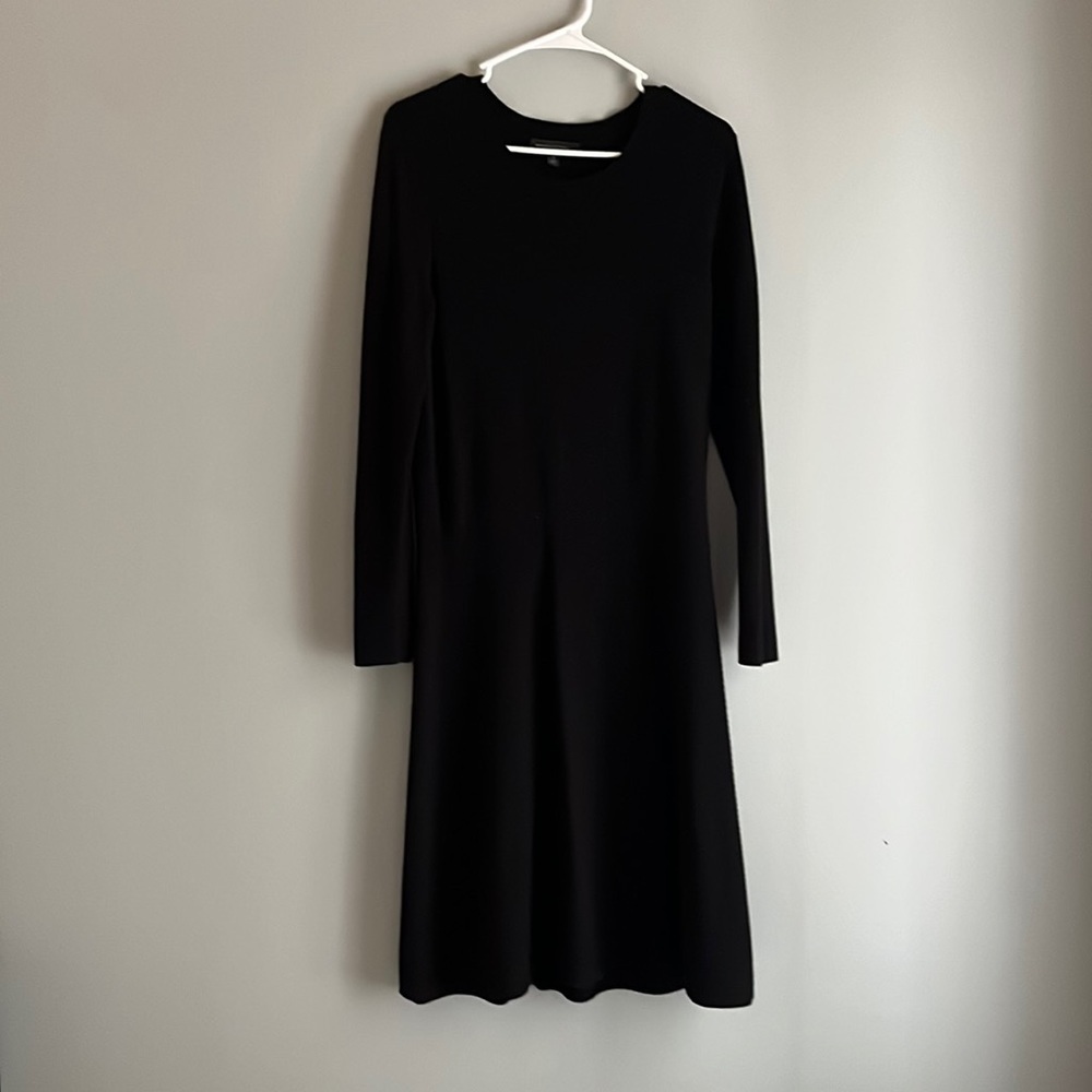 Banana Republic black knit dress